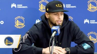 Stephen Curry Comments on Historic Night at Madison Square Garden | Dec. 13, 2021