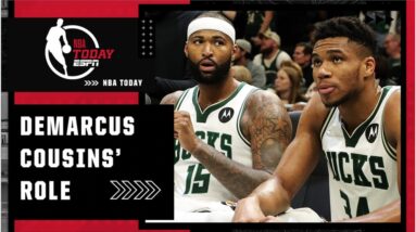 DeMarcus Cousins gives Giannis rest in Brook Lopez’s absence - Kendrick Perkins | NBA Today