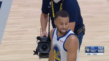 CURRY ISN'T FAIR! Golden State Warriors vs Indiana Pacers Final Minutes! 2021 NBA Season