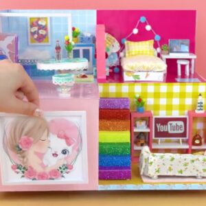 Cơm Trắng Chế Tạo #3 🎨 Hoàn Thiện Ngôi Nhà Mini Từ A-Z Cực Đơn Giản | DIY Series