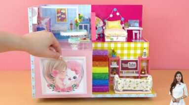 Cơm Trắng Chế Tạo #3 🎨 Hoàn Thiện Ngôi Nhà Mini Từ A-Z Cực Đơn Giản | DIY Series
