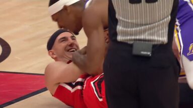 Alex Caruso Embarrassed Rondo&They Couldn't Stop Laughing!