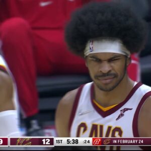 Jarrett Allen with the  Disrespectful BLOCK on Jae'Sean Tate Dunk Attempt! #Shorts