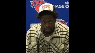 Julius Randle was not happy about the no-calls vs. the Nets 👀| #shorts