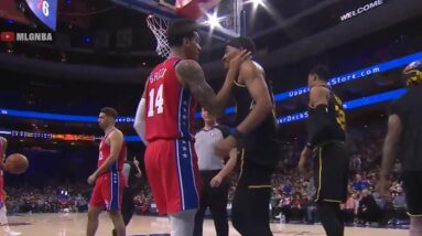 Danny Green destroys Jordan Poole then shows sportsmanship 👌