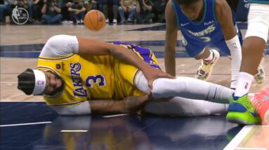 Anthony Davis Scary Knee Injured The Second Time In The Same Game!