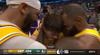 Austin Reaves Shocks Entire Lakers with game-winning shot vs Mavericks