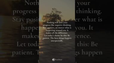 Be patient. Best Things Happens Unexpectedly #shorts