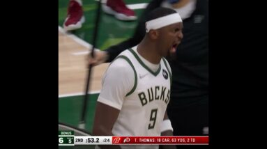 Bobby Portis FIRED UP after Forcing a Jump Ball 🔥 #Shorts