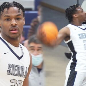 Bronny James First DUNK of The Season! Sierra Canyon vs San Ysidro