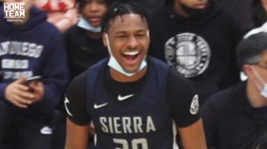 Bronny James & Sierra Canyon INTENSE Game vs St. Augustine