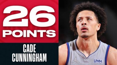 Cade Cunningham Flashing Skills With CAREER-HIGH 26 PTS! 🔥