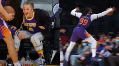 CP3 & Jae Crowder Make Unreal Diving Hustle Plays vs Lakers 😮