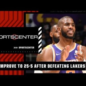 Reacting to the Suns improving to 25-5 after win over Lakers | SportsCenter