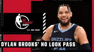 Dylan Brooks with the NO-LOOK PASS 🔥 | NBA Today