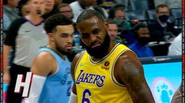 Year 19 LeBron Runs the Court for the POWER DUNK & Does the MEAN MUG 😤 🔥