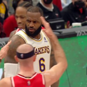 LeBron passed the ball off of Westbrook's foot complained and got the call reversed 🤔