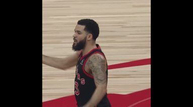Fred VanVleet with the NASTY MOVE & FINISH😤  #Shorts