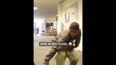 Never forget when Kyrie pulled out the moves in high school 🤣 | #shorts