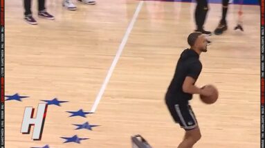 Steph Curry Draining Four Straight Half Court Shots with Ease 🤯