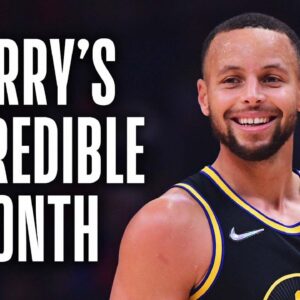 Stephen Curry Wins Western Conference Kia Player Of The Month! 🔥