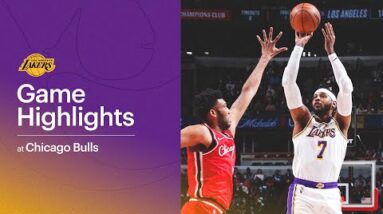 HIGHLIGHTS | Carmelo Anthony (21 pts, 5 reb) at Chicago Bulls