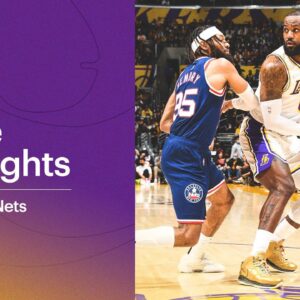 HIGHLIGHTS | LeBron James (39 pts, 9 reb, 7 ast) vs Brooklyn Nets