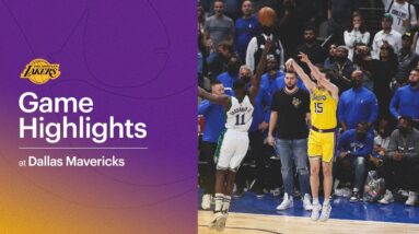 HIGHLIGHTS: Los Angeles Lakers at Dallas Mavericks