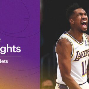 HIGHLIGHTS: Los Angeles Lakers vs Brooklyn Nets