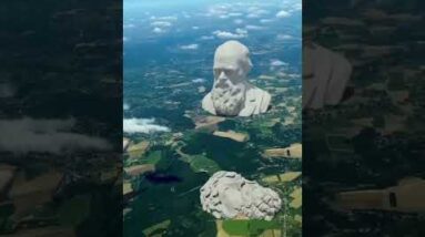 Huge Face Statue of Great Late People #shorts