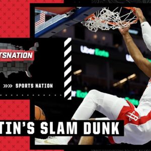 KJ Martin throws down a FILTHY one-handed slam dunk 🔥 | SportsNation