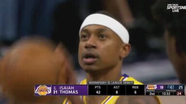 Isaiah Thomas Makes Plays In His Lakers Return!