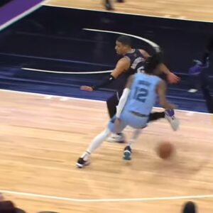 Ja Loses Defender With Behind The Back Move & Dunks It!