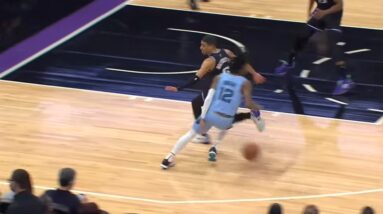 Ja Loses Defender With Behind The Back Move & Dunks It!