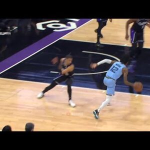 Ja Morant teaches Tyrese Haliburton a dribbling lesson