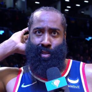 James Harden Talks Nets Win Over Knicks, Postgame Interview