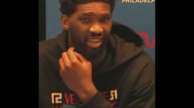 Joel Embiid 🤝 Kevin Durant post-game thoughts | #shorts