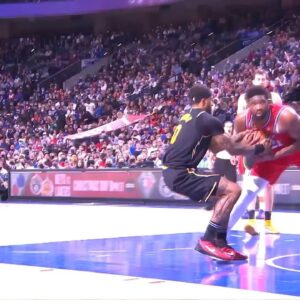 Joel Embiid So Angry & Punches Net After Gary Payton II Amazing Defense!