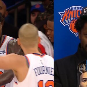 Julius Randle on HEATED EXCHANGE with Evan Fournier Against the Bulls!