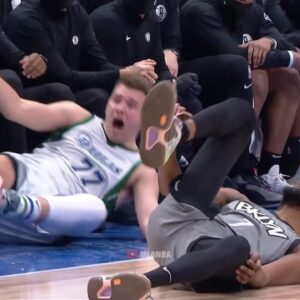 KD and Luka hard collision