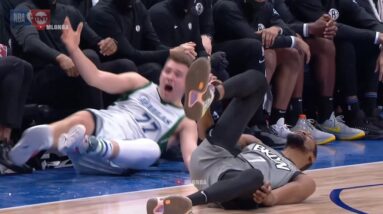 KD and Luka hard collision