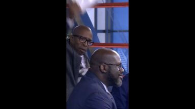 Kenny Hits Shaq With A Donut Box on Set | NBA on TNT #Shorts