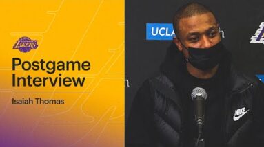 Lakers Postgame: Isaiah Thomas (12/17/21)