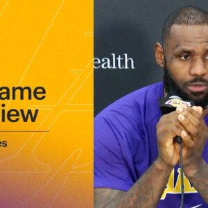 Lakers Postgame: LeBron James (12/21/21)