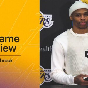 Lakers Postgame: Russell Westbrook (12/12/21)
