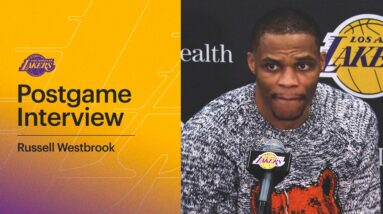 Lakers Postgame: Russell Westbrook (12/23/21)