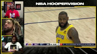 J Cole Talks LeBron, Lakers & More With Jamal Crawford & Q-Rich On HooperVision!