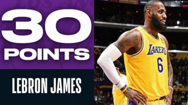 LeBron Drops 30 PTS In Lakers Win Over The Celtics