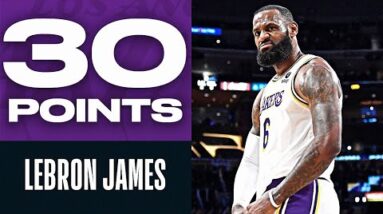 LeBron Drops MONSTER TRIPLE-DOUBLE 30 PTS, 11 REB & 10 AST