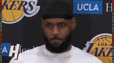 LeBron James Talks Loss Over Spurs, Postgame Interview!